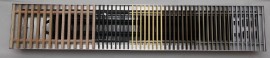 Fan-coils mřížka konvektoru 260 x 1000 mm, dural tmavý bronz FCM-260-1000-11-03
